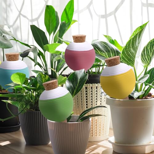 4PCS Plant Watering Globes, Large Terracotta Automatic Watering Stake - view 6