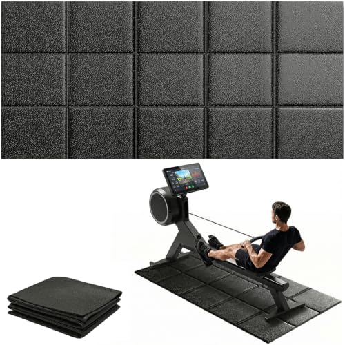 Treadmill Mat for Carpet & Hard Floors, 79 x 39 Inch Foldable