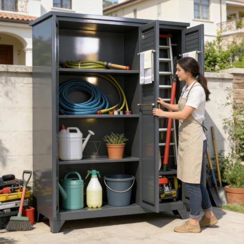 Outdoor Storage Cabinet, Weather‑Resistant Cabinet - view 7