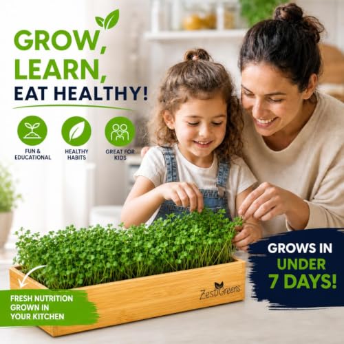 Microgreens Growing Kit - Self-Watering Tray with US Premium Seeds - view 6