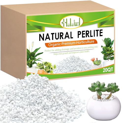 20QT Perlite for Plants, Natural Potting Mix Soil Amendment