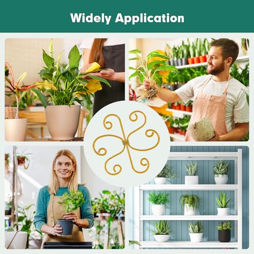 Monstera Plant Support Stakes for Indoor Plants, Gold, 5 Pack - view 5