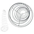 2pcs Spiral Plant Support Stakes Trellis Stainless Steel