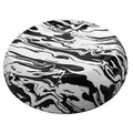 Magnetic Sewing Pincushion – Magnet Pin Organizer for Quilting, Embroidery, Needles, Bobby Pins, & Craft Storage, White/Black Swirl