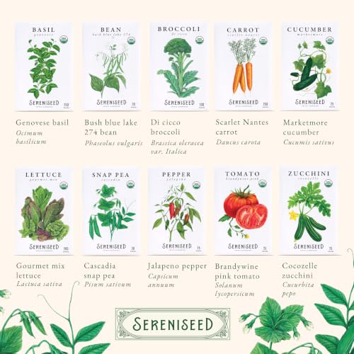 Certified Organic Vegetable Seeds 10-Pack, Garden Kit - view 6