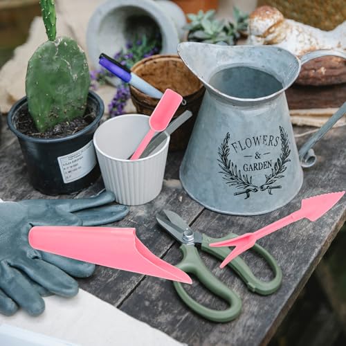 Pink PVC Succulent Planting Tools Set, Anti-Rust Gardening Kit - view 5