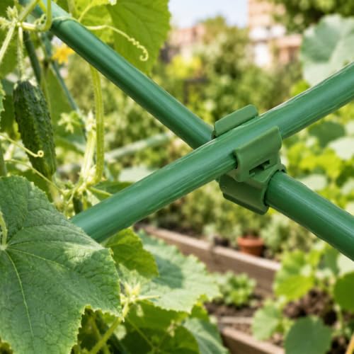 50pcs Plant Trellis Connectors Plastic Reusable Clips - view 6