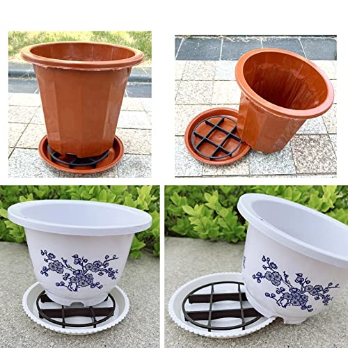 6 Pack Plant Saucer Drainage Rack Stand Flower Pot Level Feet Elevator Support Holder Vase Lifter Bottom Drainer Flowerpot Risers Plants Root Rot Prevention - view 4