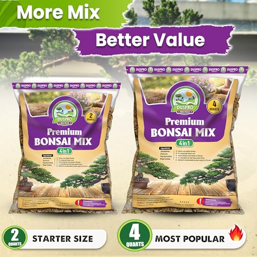Pre-Mixed & Ready to Use 4-in-1 Bonsai Soil Mix, 2 Quarts - view 6