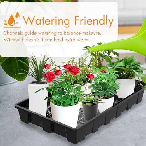 10 Pack Seed Trays Reusable Plant Grow Trays - view 3