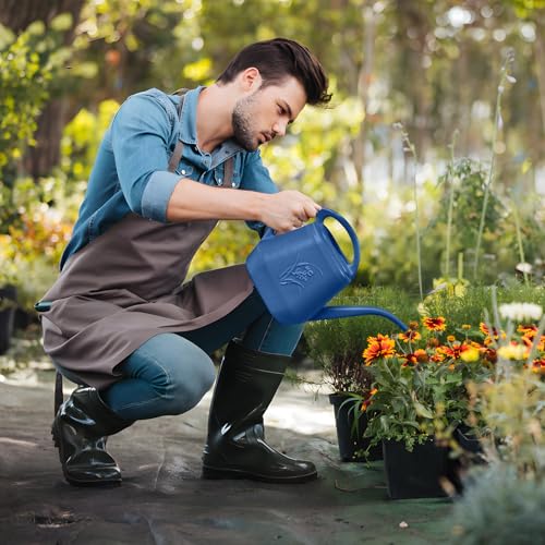 Plastic Watering Can- 1 Gallon - Blue - view 4