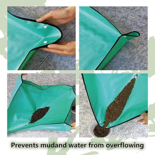 17-Piece Succulent Plant Care Tool Set, 26" and 39.4" Plant Transplanting Mats, Indoor Transplanting Supplies, Including Pot Transplantingg Mat, Mini Gardening Tool Set for Plant Care - view 6