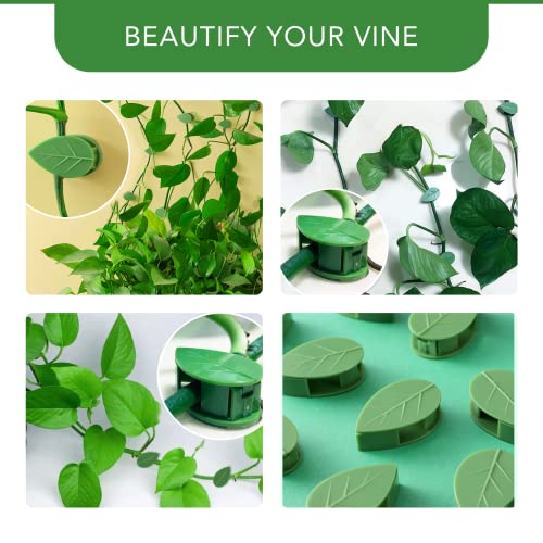 Plant Climbing Wall Fixture Clips 40 Pcs, Garden Vegetable Plant Support Binding Clip Invisible Wall Vines, Self-Adhesive Clips Plant Vine Traction for Indoor Outdoor Decoration - view 3