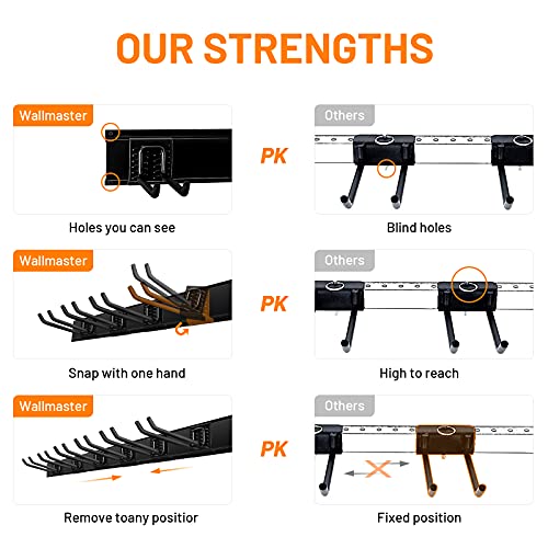 Garage Storage Organization Wall Mount Folding Chair Hangers - view 6