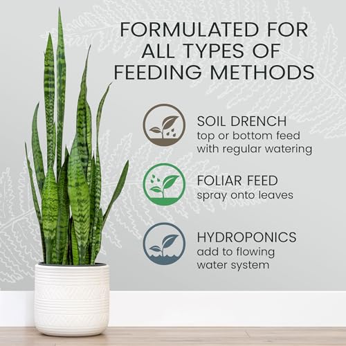 16oz All-Purpose Liquid Plant Fertilizer - Makes 50 Gallons, for Indoor Houseplants, All-Natural, Groundwater Safe, Made in USA - view 5