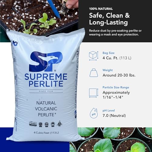 Supreme Medium Horticultural Soil Amendment for Gardening, 4 Cu Ft - view 3