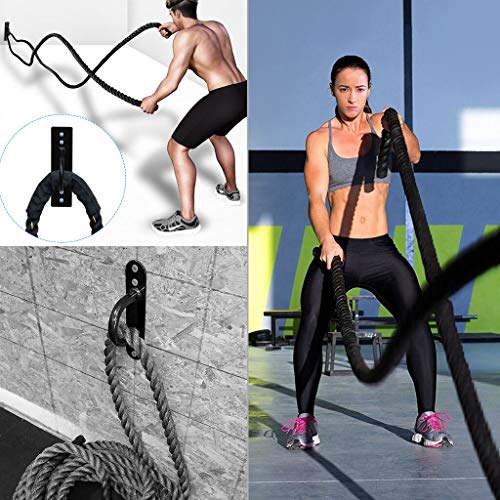 Battle Rope Wall/Ceiling Mount Anchor Bracket for Suspension Straps - view 2