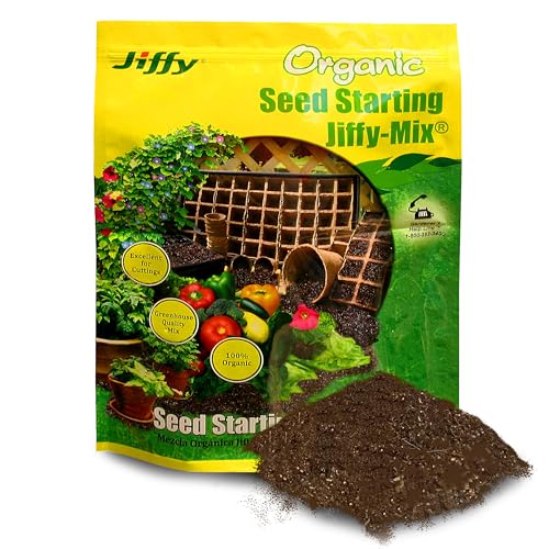 Natural & Organic Seed Starting Soil Mix, 10 QT (1 Bag (10 QT)