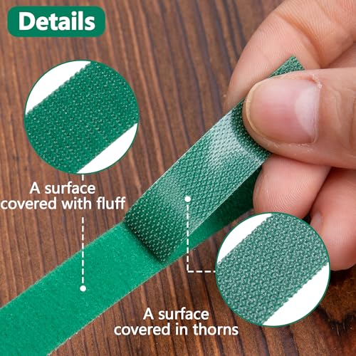 100 Pcs Large Christmas Garland Ties, 12 Inch Reusable Nylon Banister Ties - view 3