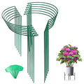 12 Pack 24 Inch Tall Snake Plant Support Stakes with 15 Twist Ties