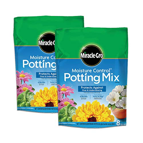 Moisture Control Potting Mix, 8 qt. (2-Pack)