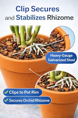 Galvanized Rhizome Clip for Clay Pot Variety 30 Pack (10 Each of 4 Inch, 5 inch, 6 Inch) - view 3