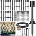 Wire Trellis Kit, 20-Set 5/64” Black Crosshead with 98ft Cable