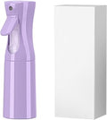 (Purple Hair Mister Spray Bottle，Spray Water Bottle Fine Mist Refillable Plants（6.8OZ /200ML） Barber，Showering Pets, Plants, travel, Ironing and Cleaning ﻿ ﻿ ﻿(Continuous Spray)