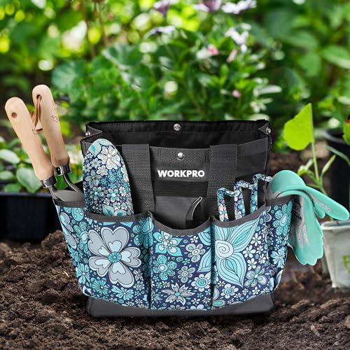 Garden Tool Bag, 9 Pockets Gardening Bag - view 3