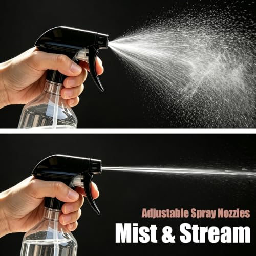 10 oz 2 Pack 360° Any-Angle Spraying, Plastic Spray Bottles for Cleaning - view 3