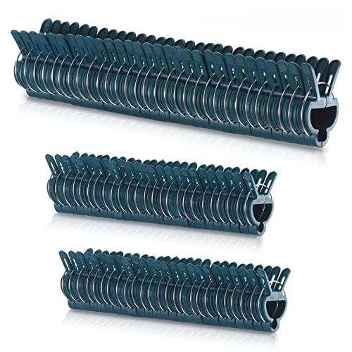 Plant Support Clips, 80 PCS Gentle Flower Plant Clamps for Supporting Vine Climbing Plants, Gardening Lever Loop Gripper Clips Help Stems Vines Grow Straight Upright, 2 Sizes in one Pack