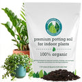 Organic Indoor Plant Soil, Well-Draining Potting Mix, Large 7.5L Bag