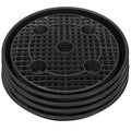Plastic Plant Saucer Stand,4-Pack 14 inch, Elevated Plant Saucer Self-Watering Fabric Pot Base, Use Nonwoven Grow Bags, Plant Saucers Flower Pot Tray for Indoor-Outdoo and Grow Tents Greenhouses