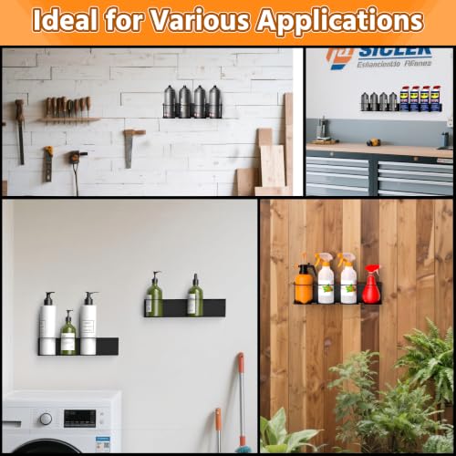 Spray Can Holder Rack, Steel Wall Mounted Spray Bottle Holder - view 7