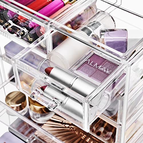6-Drawer Makeup Organizer with Small & Wide Drawers (Clear) - view 5