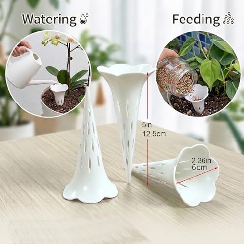 3-in-1 Deep Root Watering Spikes,Plant Aerator & Fertilizer Funnel(10 Pack) - view 3