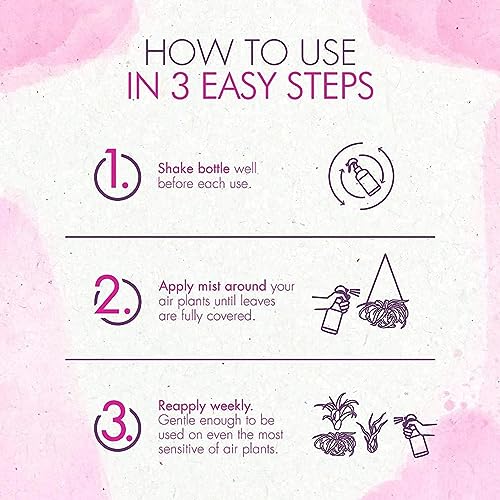 Organic Ready to Spray Air Plant Food - Fertilizer Mist for Weekly Use - Best for Live Tillandisa, Bromeliads, and Other Common Air Plants (8 oz) - view 5