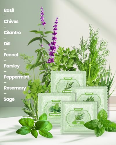 Gift for Women, Mom, Her – 9 Herb Indoor Window Garden Kit | Complete Herb Seeds Starter Set with Pots, Soil, Tools & Markers | Heirloom Herbs | Birthday, Housewarming, New Home, Mother's Day - view 3