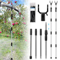 Tree Branch Support Stainless Steel, 34-74“ Adjustable Tree Support Poles (Black-2 Set)