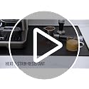 Silicone Coffee Mat, Espresso Bar Essentials, 18x28, Almond - view 7