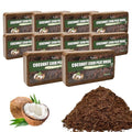 Coco Coir Brick - Low EC & pH Balanced, Compressed Organic Coconut Fiber Potting Mix for Indoor Outdoor Plants, Seed Starting, Hydroponics & Reptile Bedding(14lb)