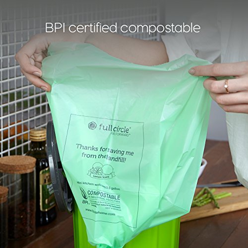 Fresh Air Biodegradable Compost Bags, 2.5 Gallon / 25 Count, Original Scent (Pack of 2) - view 7