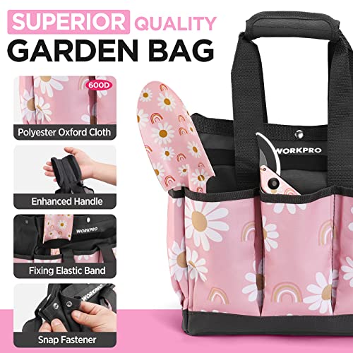 5PCS Gardening Tools, Aluminum Heavy Duty Garden Tool Set with Bag - view 3