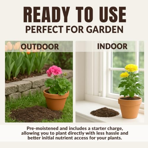 All-Purpose Growing Media with Humus for - Heavier, Pre-moistened Planting Soil Blend with Canadian Peat Moss, Perlite, and Humus, 24 Quarts - view 7