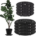 8Pcs Plant Stand Indoor Outdoor, Plant Level Pot Elevator- 2 Size Plant Riser Holder Plastic Floor Protector Plant Trivet, Heavy Planter Holder for Prevent Rot and Damage on Patio & Deck(7.9"&11.8")