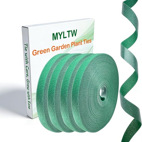 Reusable Plant Ties for Climbing Plants,Plan Straps,Nylon Plant Tape Strap Gardening Tips,Tomato Plant Support,Garden Wire Ties for Cables(50 Foot X 0.47 Inch) - view 8