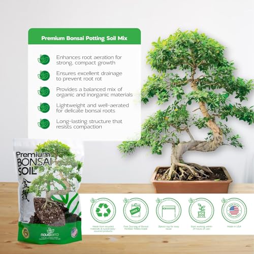 Novaterra Bonsai Potting Soil Mix for Indoor Bonsai Trees, 2.4 Quarts - view 3