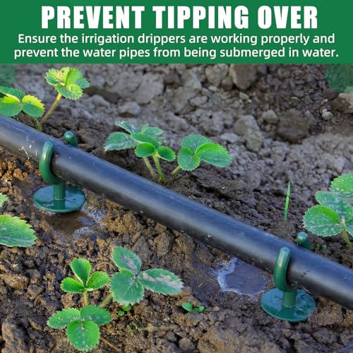 16 Pcs 3/4'' Garden Hose Guide Stakes Bulk Garden Guards Holder Spike for Plant-Saving Outside Yard Lawn to Preventing Hose Tangles and Protecting Plants - view 5