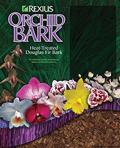Rexius Douglas Fir Bark for Orchids - Medium Chip Size - 2 1/2 Gallon