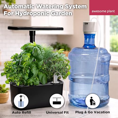 Automatic Watering System for Hydroponics Growing System, Auto Top Off System with Universal Indoor Hydroponic Garden Sensor and Water Jug Pump, Auto Water Refiller for 5 Gallon Bottle - view 2